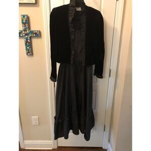 Vintage Wendy One Formal Black Dress size 10